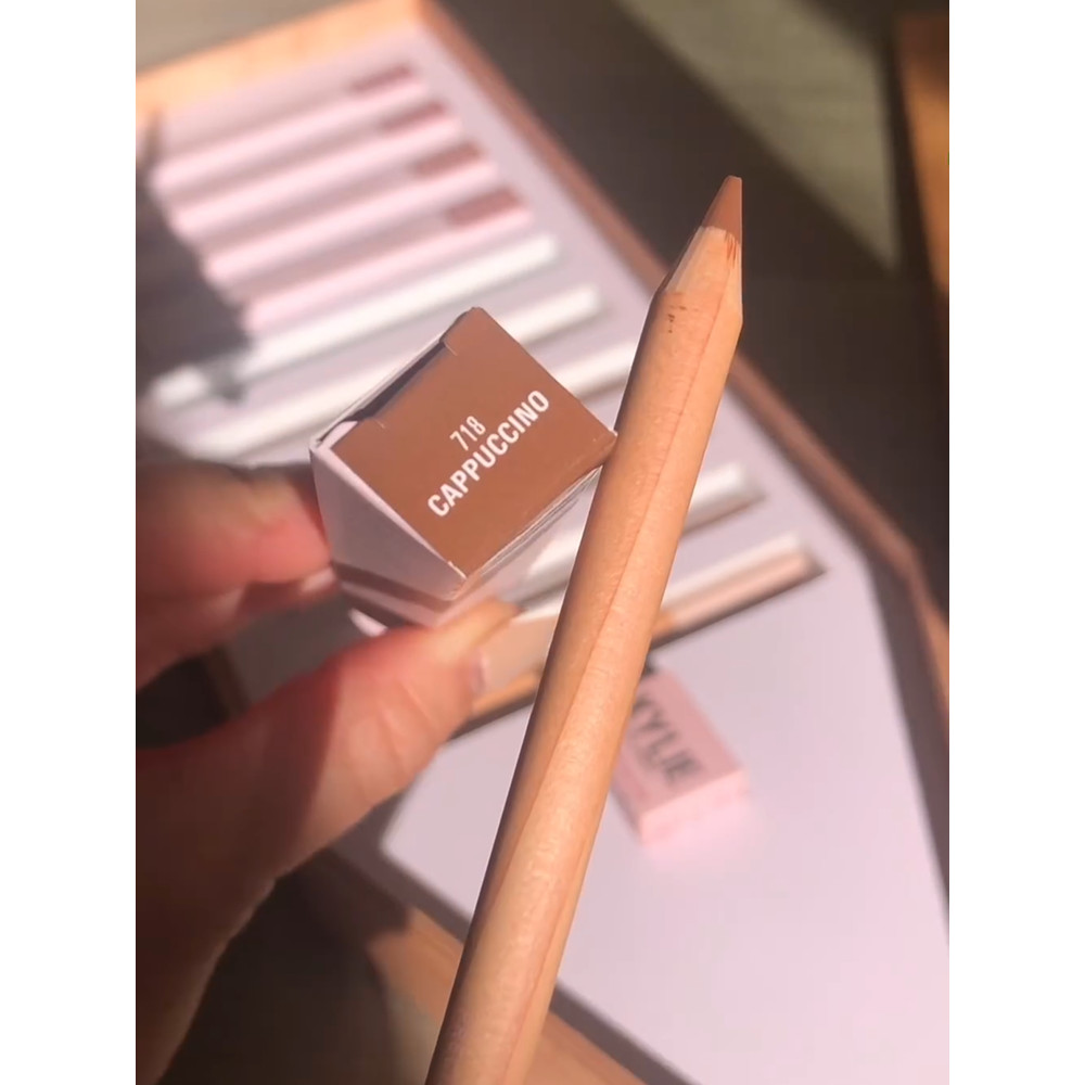 Kylie Jenner Ultra-Fino Matte Lip Liner Batom Caneta de Longa Duração À Prova D 'Água Gancho Linha Aprimoramento Lip Lin