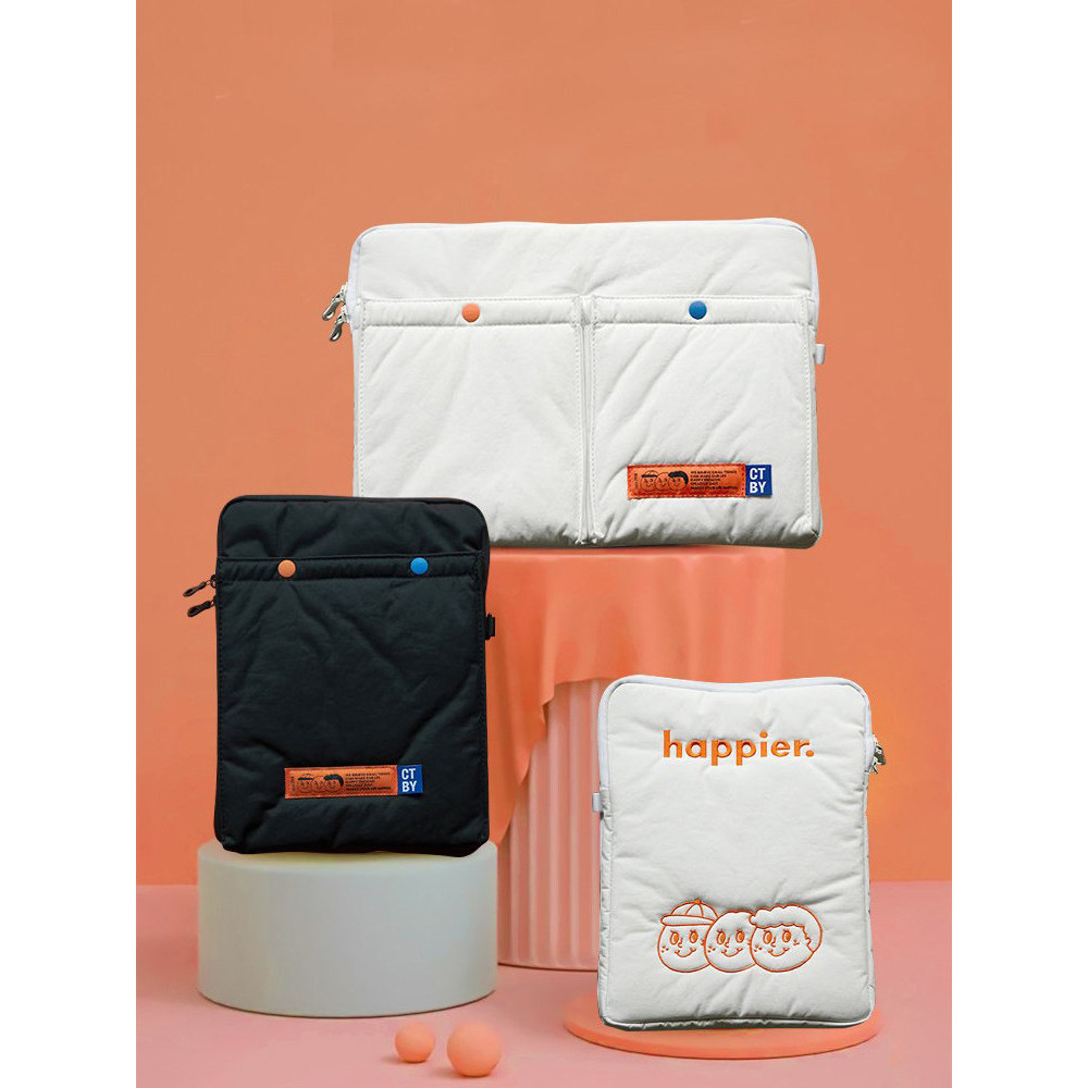 Coreia Coreia Coreia ohlollyday Nicho Soft 37cm iPad Tablet Capa protetora macbook pro43/50cm Huawei Lenovo Apple Bolsa