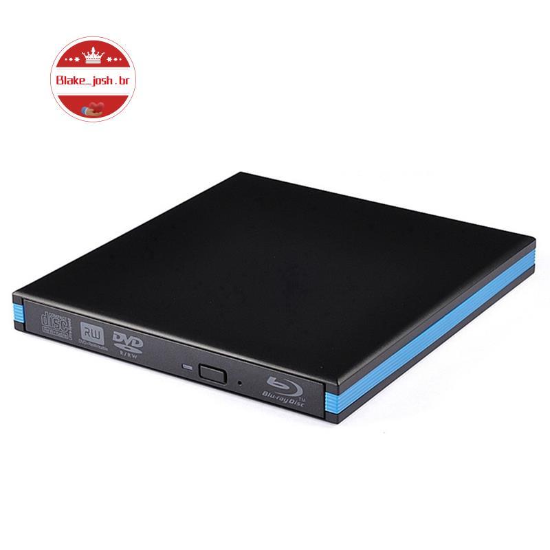 [Qualidade B] Blu-Ray Burner Player USB 3.0 CD DVD Leitor Externo De Gravador De Unidade Bluray Para PC Laptop Desktop