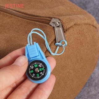 JESTINE Mini Bússola De Sobrevivência , Bolso Multifuncional À Prova D'água Cordão De Plástico Para Lembrança