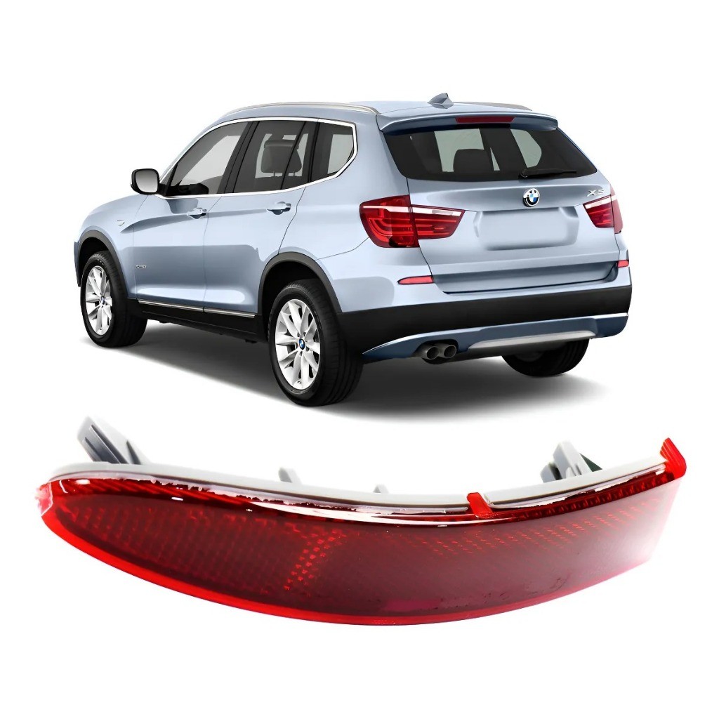 Refletor Parachoque Traseiro Bmw X3 2011 2012 2013 2014 Lado Esquerdo Motorista 63147217315