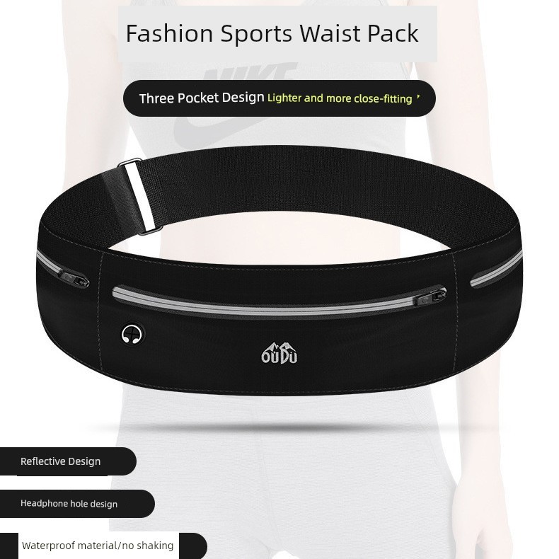 Odu Multifuncional Esportes Cintura Impermeável Bolsa Telefone de Corrida