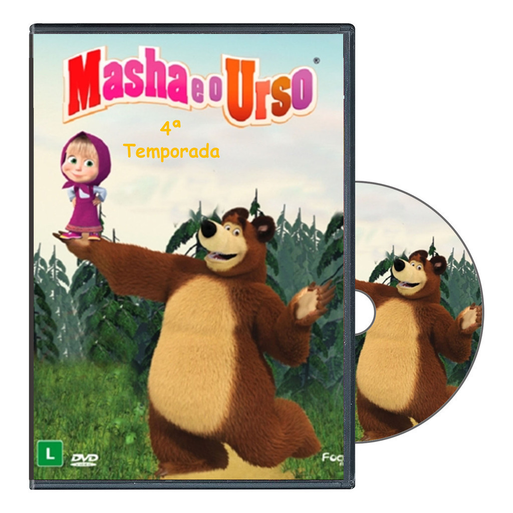 Dvd Masha E O Urso 4 Temporada