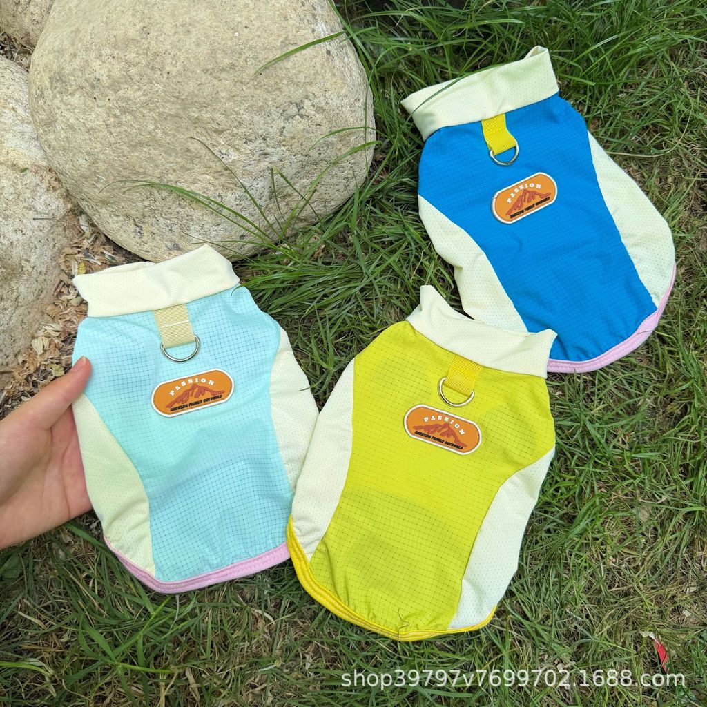 Pawsfun Pet Cool Ice Silk Colete Gato Cachorro Outing Colete Protetor Solar