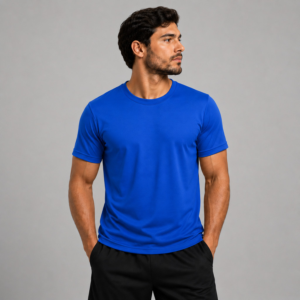 Camiseta Colorida Lisa Malha Fria Poliviscose (PV) — imagem 2 de 2
