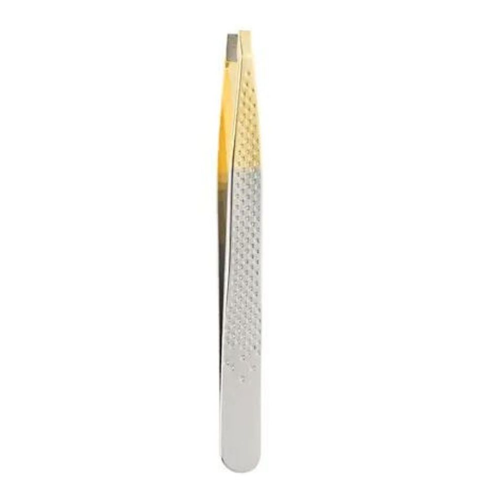 Pinça Silver gold reta Enox 1700