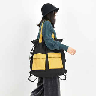 Chengxin Bolsa de ombro Casual feminina de cor contrastante Original de grande capacidade Novo produto Mochila de ferram