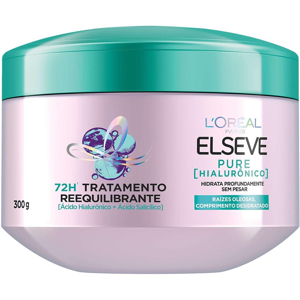 Creme de Tratamento L'Oréal Elseve Pure Hialurônico 300g