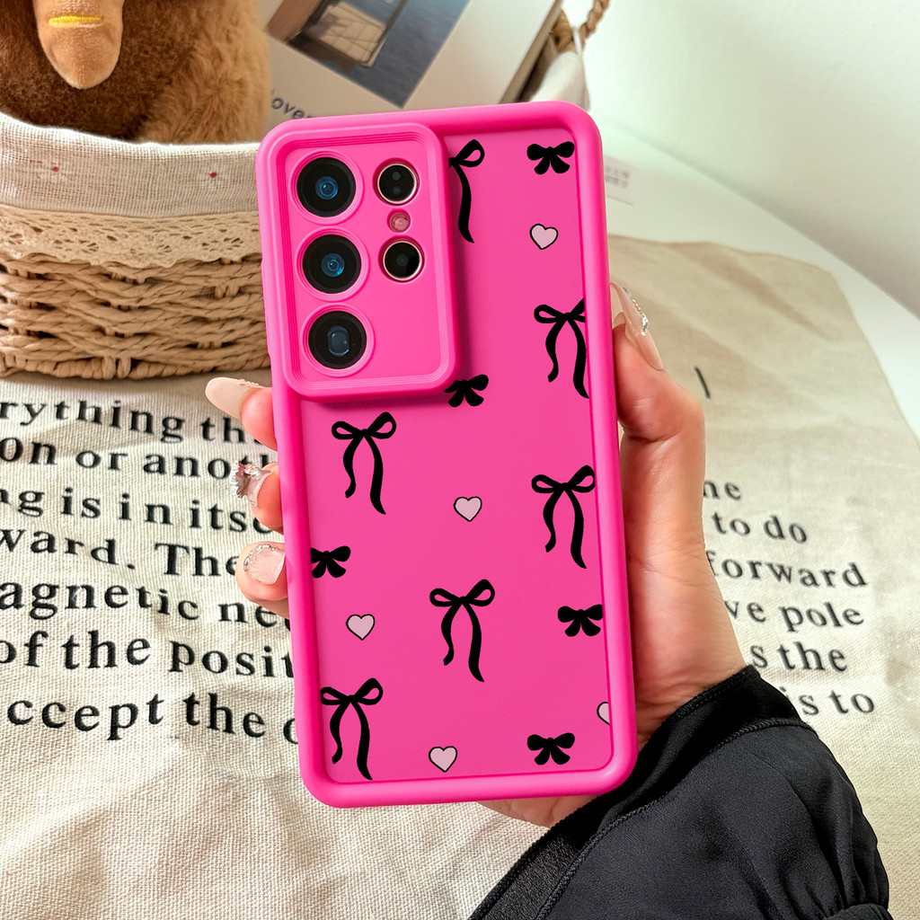 Capinha Samsung S26 Ultra Luxo Feminina Rosa Pink Anti Impacto capa Samsung A56 S23 S24 S25 A55 A54 A35 A25 A15 #058M