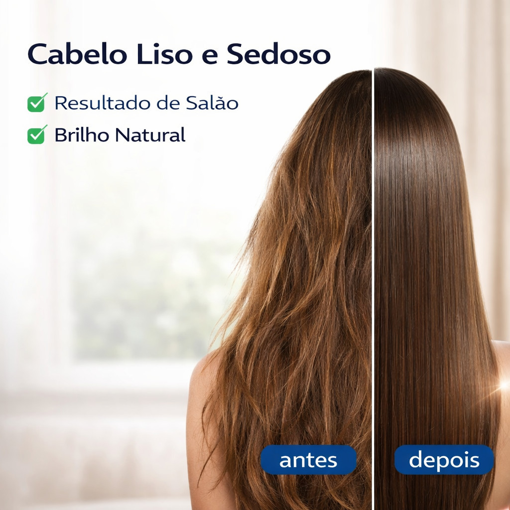 Chapinha Profissional Nano Titanium 450°F Bivolt para Progressiva e Alisamento ANJGG BRASIL