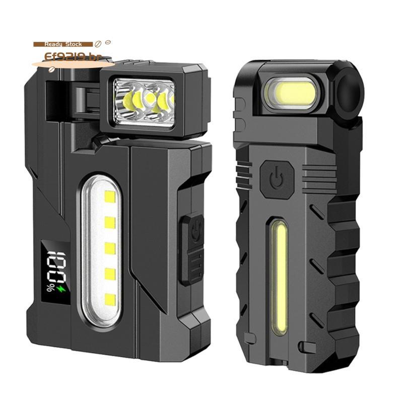 [Oferta Especial E] Lanternas De Bolso Portáteis Lanterna LED Recarregável 2 Unidades , 400 Lúmens Super Brilhantes Para