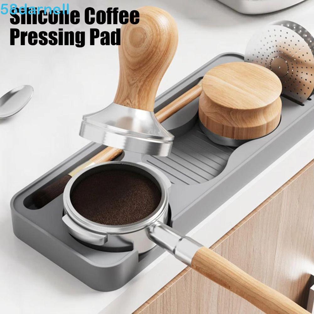 Almofada De Calcadeira De Café De Silicone DARNELL , Tapete De Compactação Expresso De Superfície Antiderrapante Fácil D