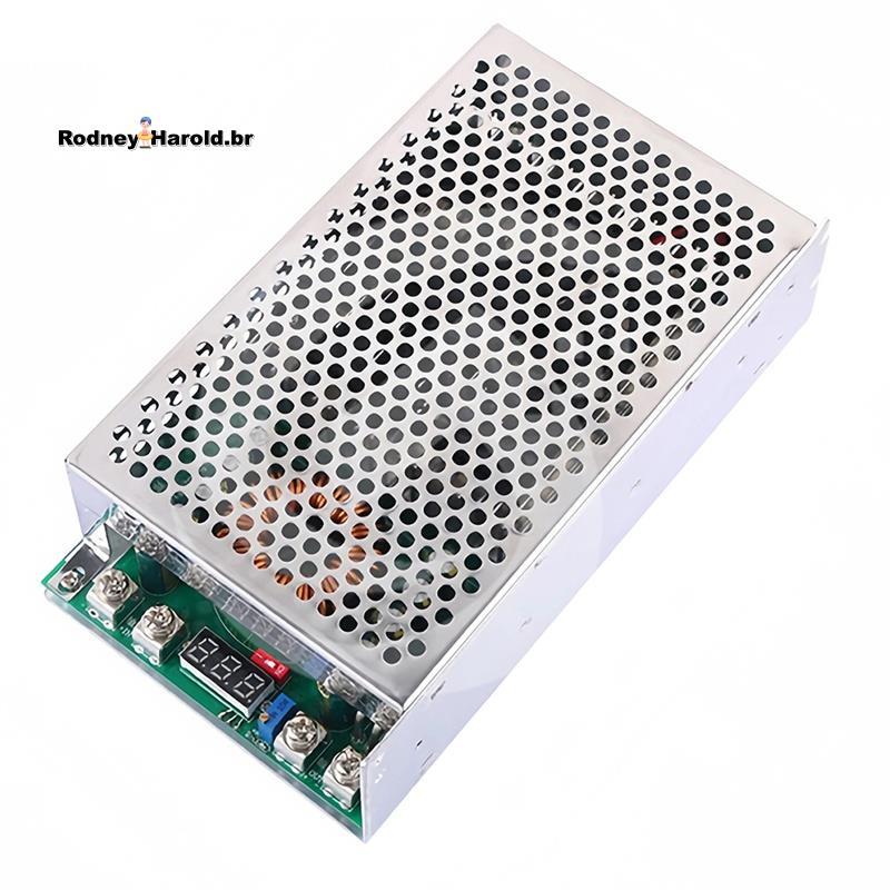 [Entrega Rápida R] 1500W 50A Conversor Ajustável Fonte De Alimentação DC-25-90V A 12V 48V 60V Regulador De Tensão De Alt