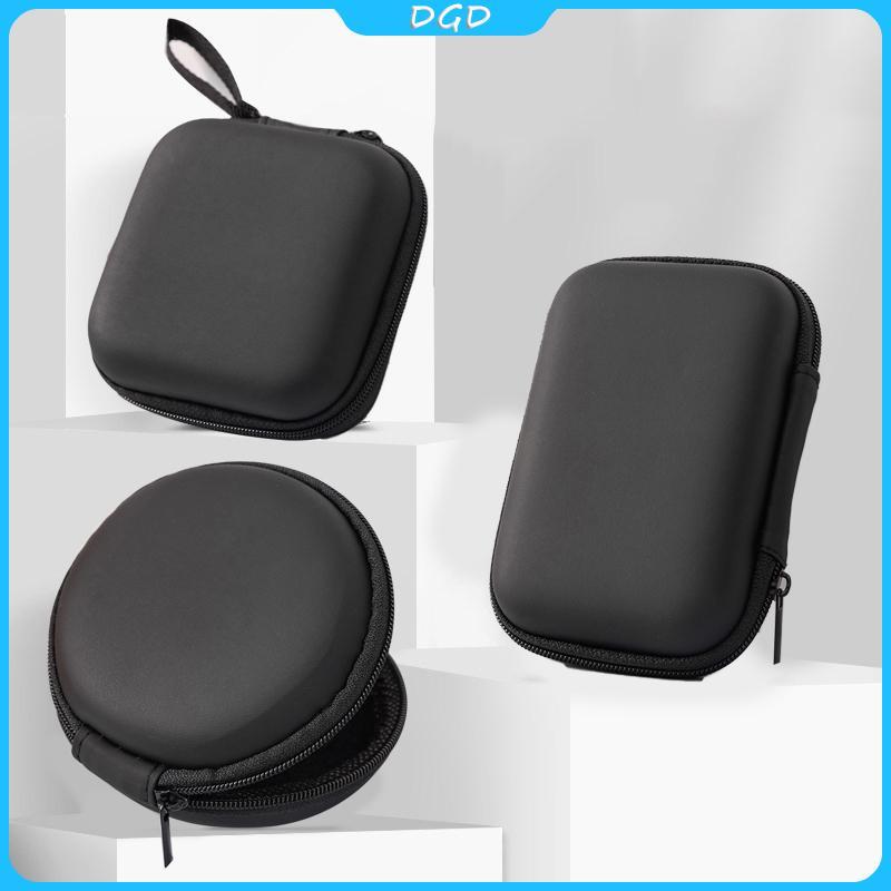 [DGD] Portátil Mini 3C Hard Shell Digital Gadgets Armazenamento Bolsa Carregador De Fone De Ouvido De Couro Artificial C