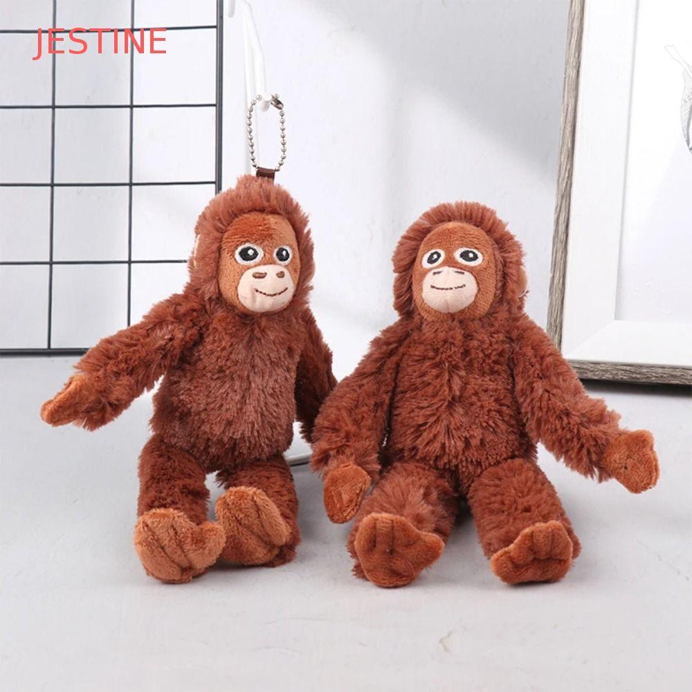 Brinquedo De Pelúcia De Gorila De Desenho Animado JESTINE , Pingente De Macaco Chimpanzés , Animal