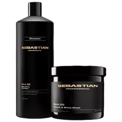 Kit Sebastian Professional Dark Oil Intense Duo Mask (2 Produtos)