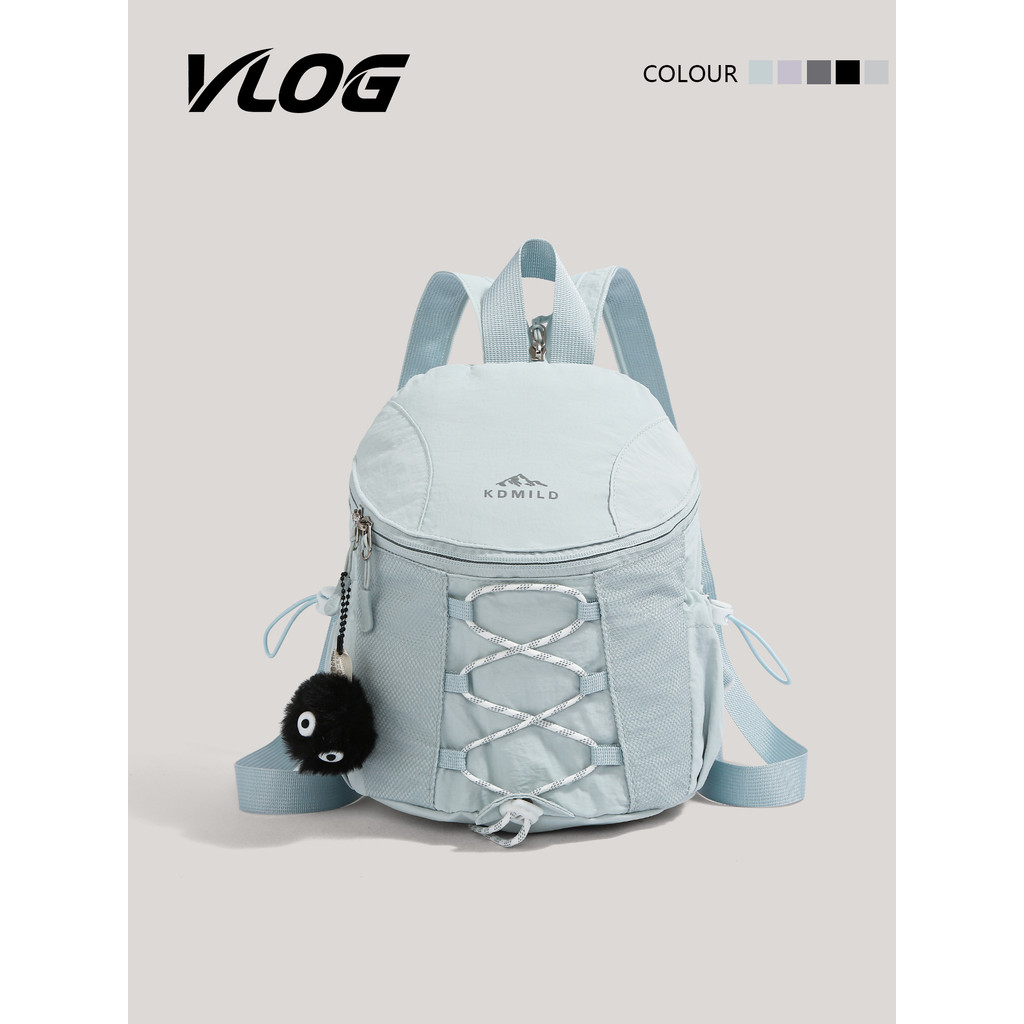 VLOG cor sólida lazer Multi-Purpose mochila de viagem ao ar livre leve viagem caminhadas esportes montanhismo portátil p