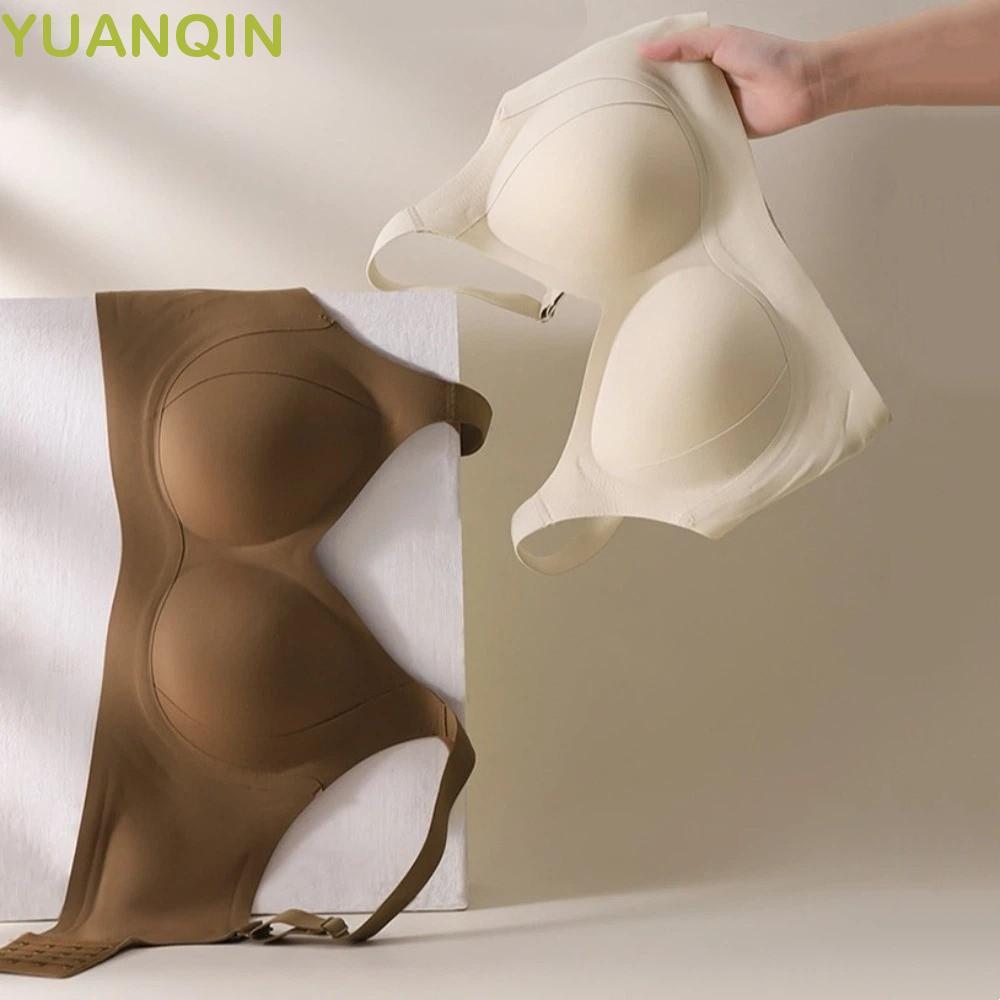 Sutiãs Sem Costura YUANQINZT , Sutiã V Fio Anti-Flacidez Rastros , Lingerie De Seios Reunidos , Roupa Íntima Push Up