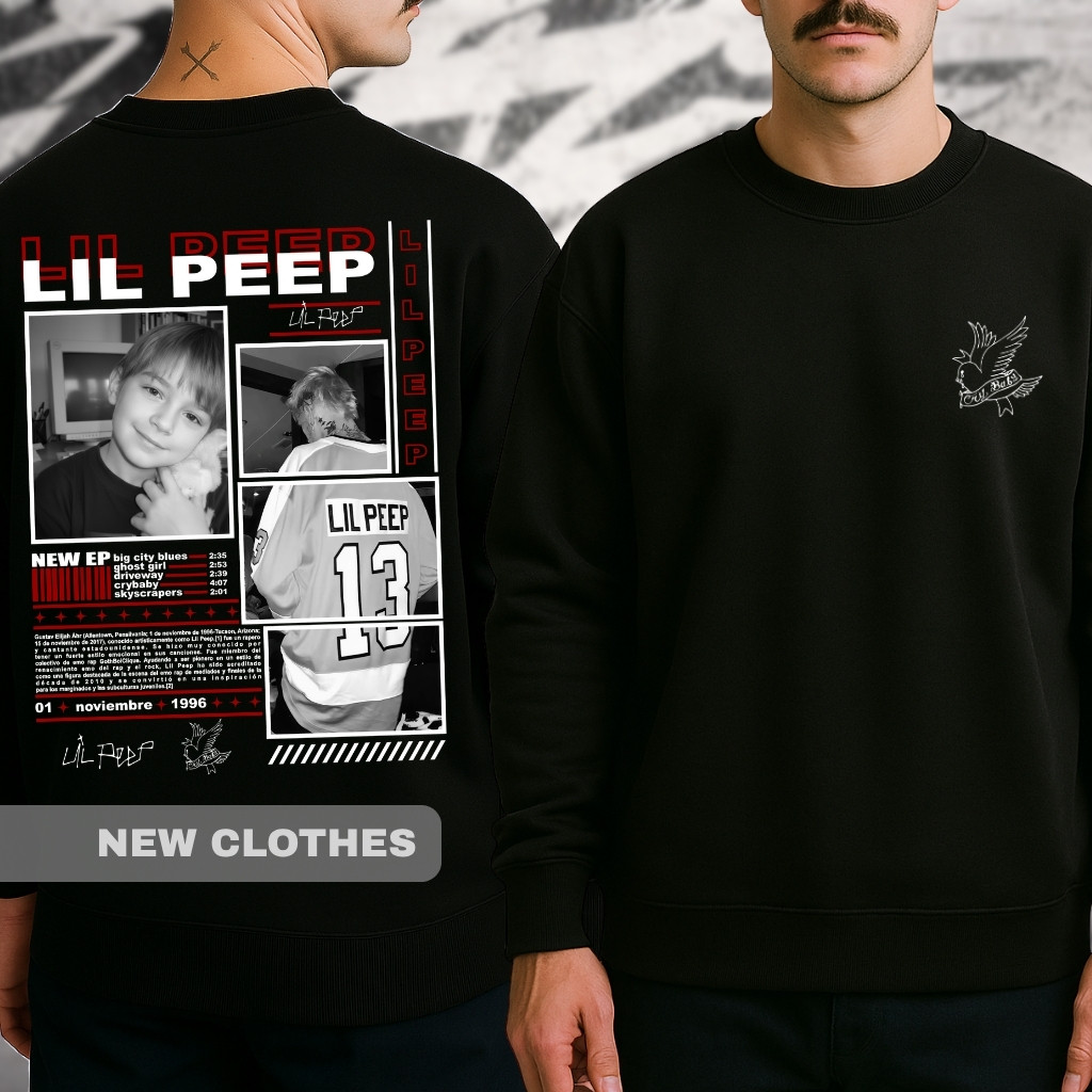 Moletom Careca Lil Peep Cry Baby Hellboy Streetwear Rapper Trap Bad Tribute Blusa Frio Inverno Casual
