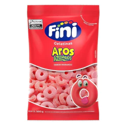 Aros de Morango 500g - Fini