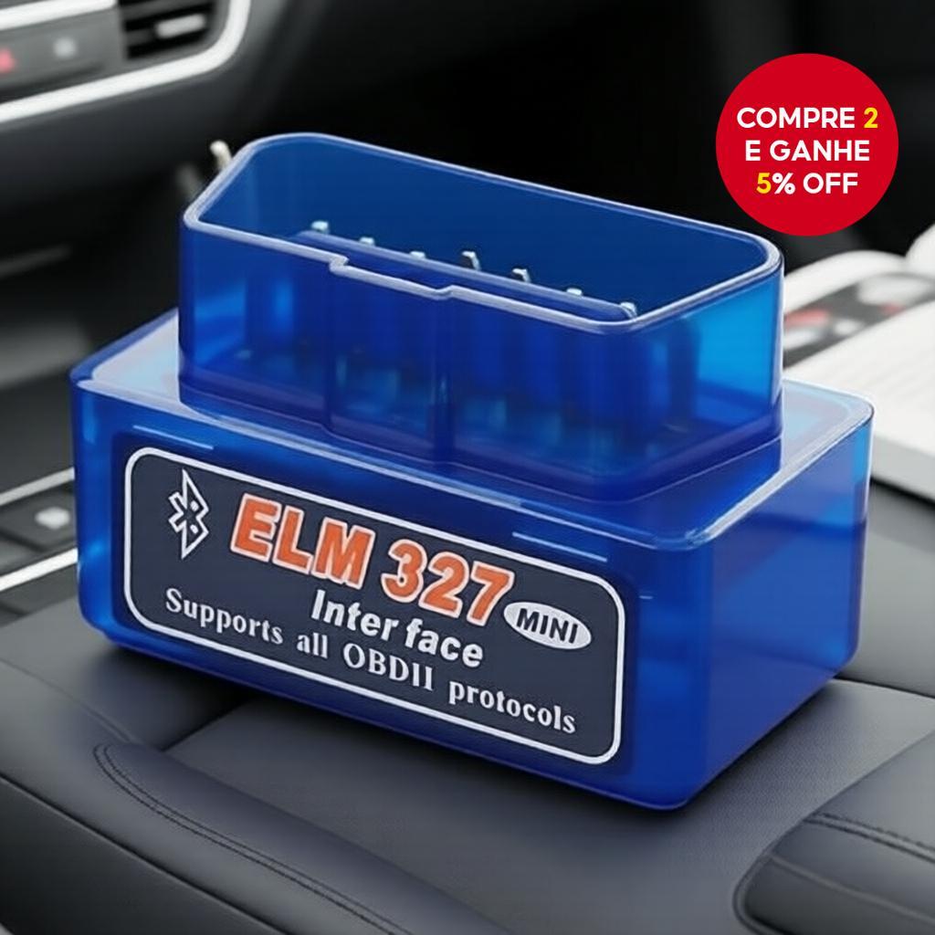  V1.5 ELM327 Scanner OBD2 Bluetooth Mini Leitor de Códigos para Diagnóstico Automotivo