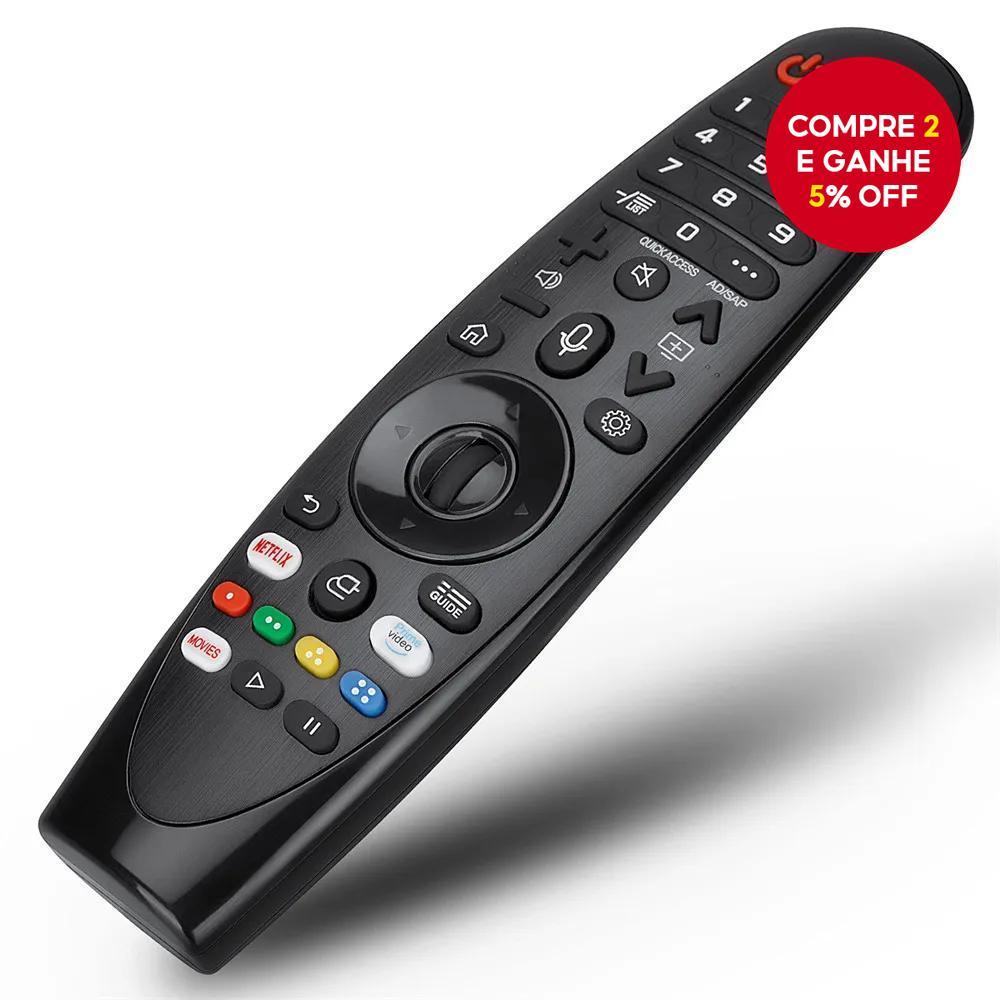 Controle remoto para TVs LG séries M19, 20, 21, 22 e 23