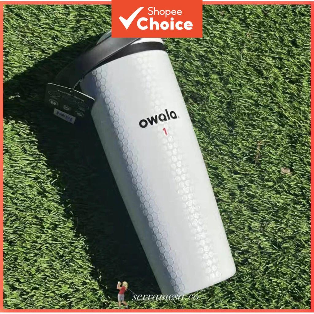 Copo Golf 304 De Aço Inoxidável – 30 Onças Isolado A Vácuo Com Alça Quente E Frio Somente Branco Canudo Oculto Transport