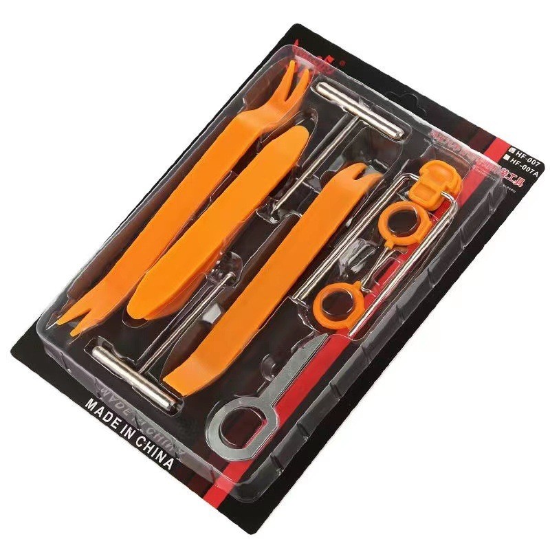 Conjunto de 12 peças de áudio do carro Versão espessada Ferramenta de desmontagem Painel da porta interna Painel de cont