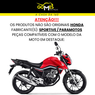 Tampa Lateral Cg Titan 160 2016 até 2024 Par Carenagem Lado Filtro Bateria Completa Adesivada Nova