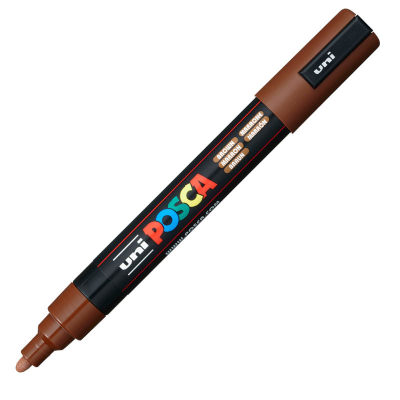 Caneta Posca PC-5M Marrom uni-ball