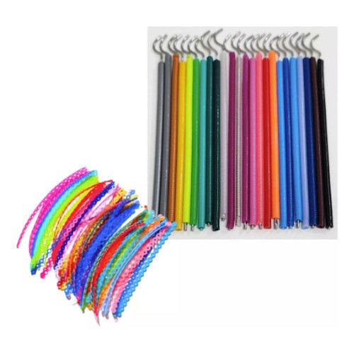 Borrachinha Aparelho 1.000 Normais + 20 Trançados (10 Pares)