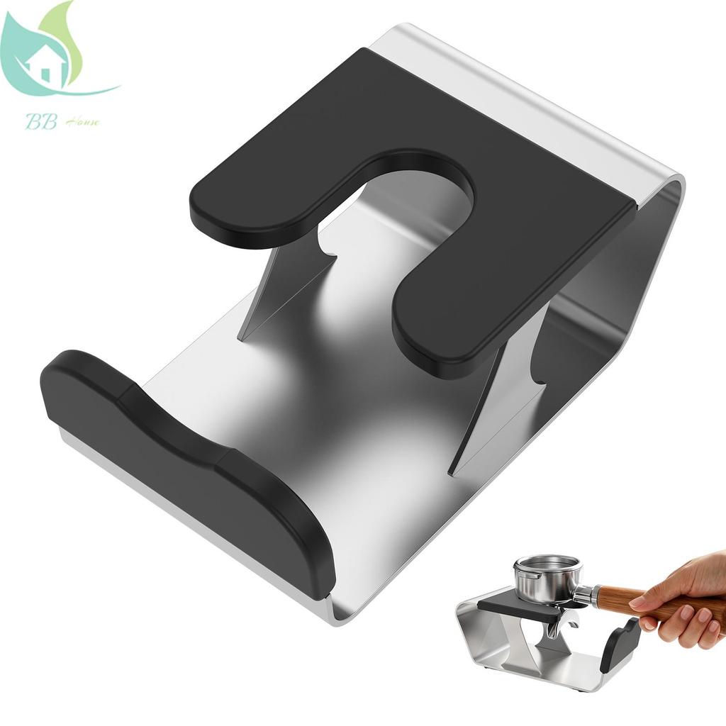 Suporte Para Compactação De Café Com Design De Slot Duplo , Organizador Expresso Em Aço Inoxidável Tapete De Silicone An