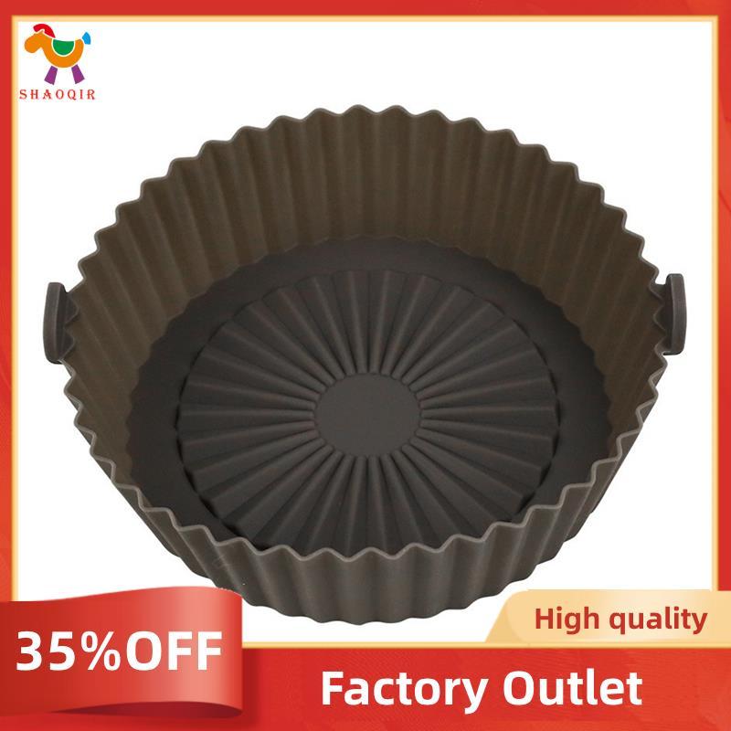 Fritadeira De Ar Silicone Pote Esteira Bolo Moldes Cesta De Assadeira Para Assar Microondas Forro Acessórios C