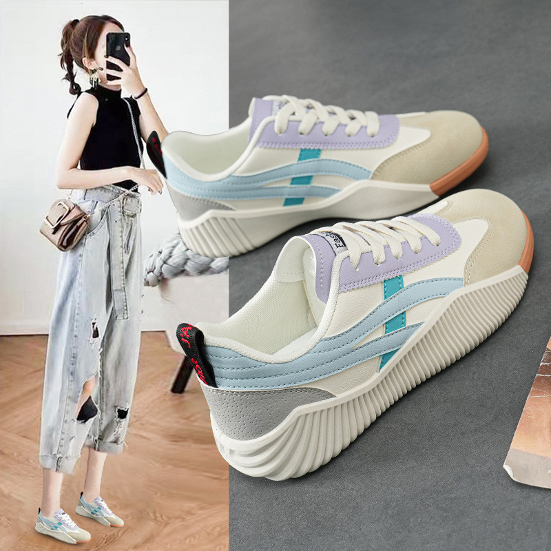 35-43 tamanho sapatos femininos 2026 primavera sapatos femininos casuais sapatos esportivos Forrest Gump tênis b