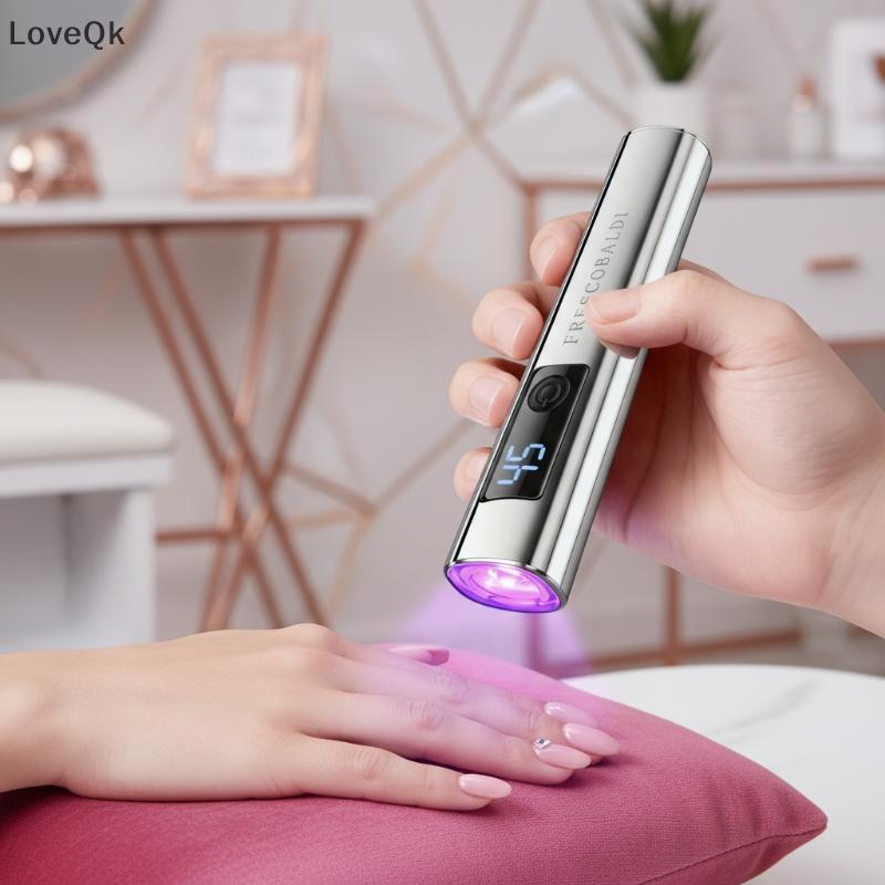 LoveQk Portátil UV LED Lâmpada Do Prego 6W Mini Gel Rápido Cura Leve Dispositivo Da Arte Para Viagens Em Casa E Uso Salã