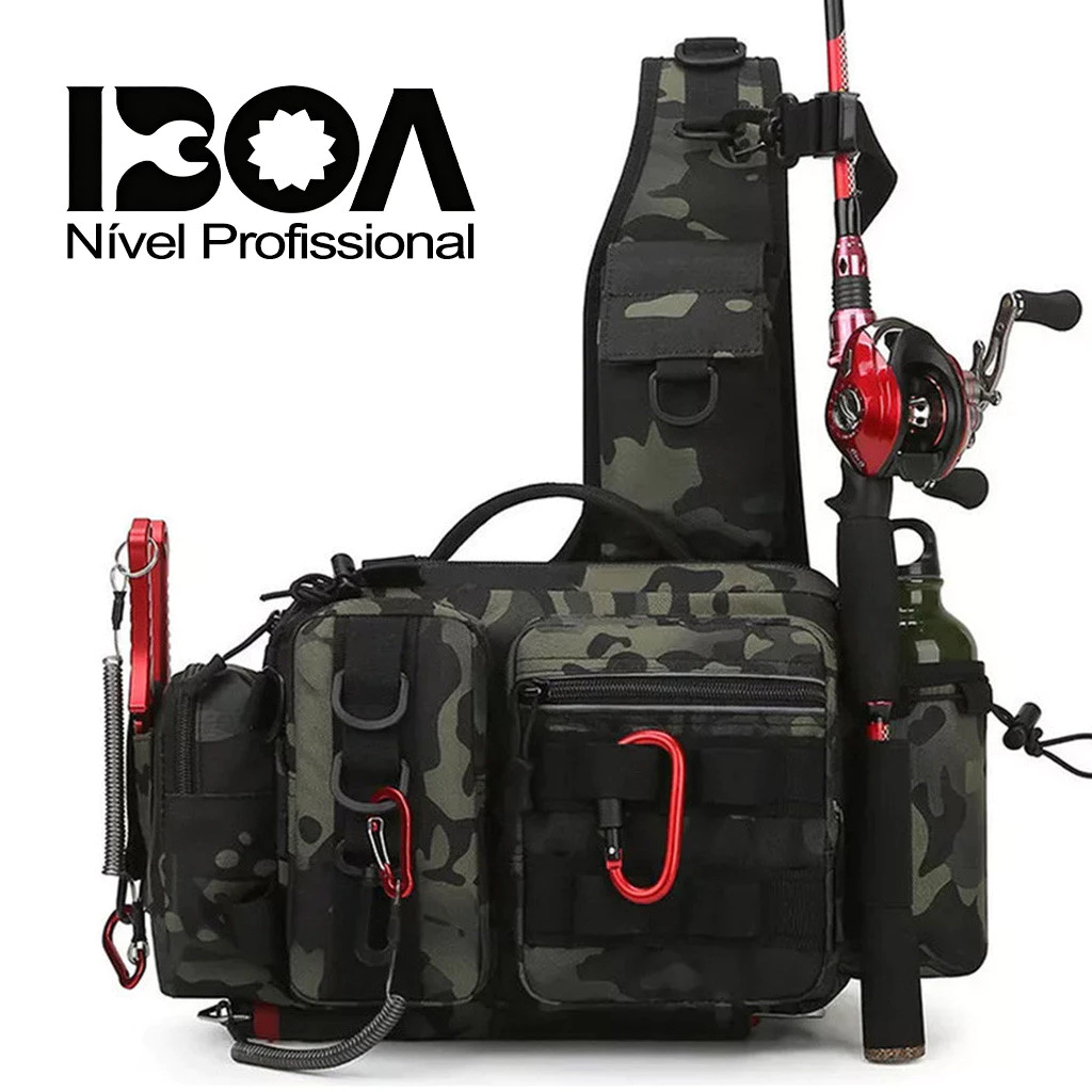 Pochete Bolsa Mochila Impermeável Para Pesca Crossbody Pronta Entrega alta qualidade — imagem 1