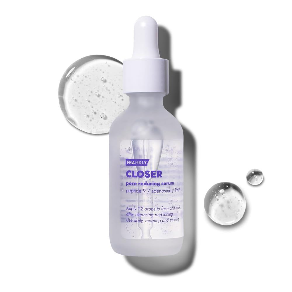 FRANKLY Closer Serum Jumbo |   Sérum Redutor de Poros |   9 Peptídeos, Colágeno Vegano, Adenosina, PHA |   Minimizador d