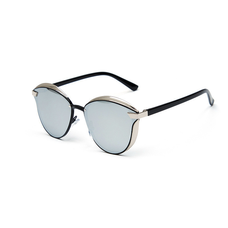 Óculos de Sol Polarizados Femininos Estilo Olho de Gato com Lentes Espelhadas UV400 para Viagens e Condução, Acessório d