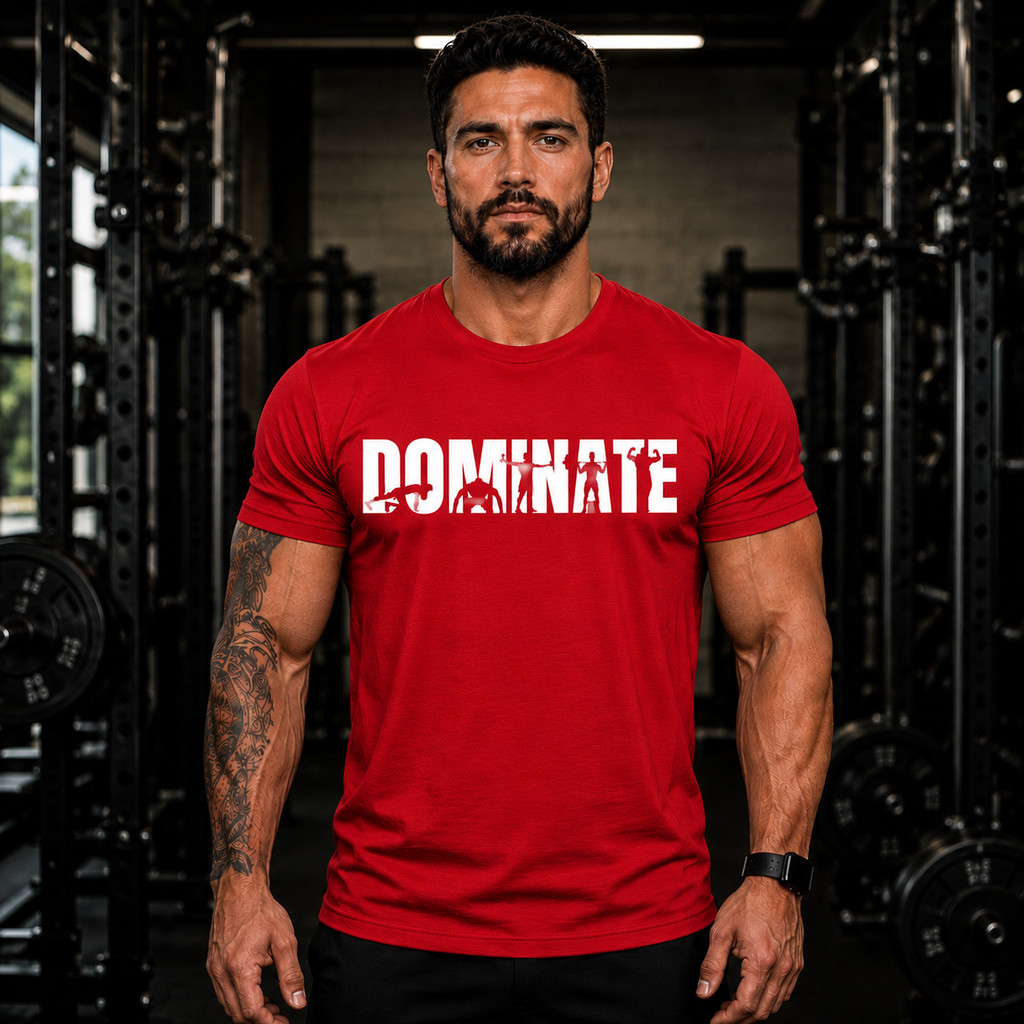 Camiseta Básica Camisa Masculina  Diversas Cores E Modelos Treino Esportiva Confortavel Leve & Respiravél Dominate