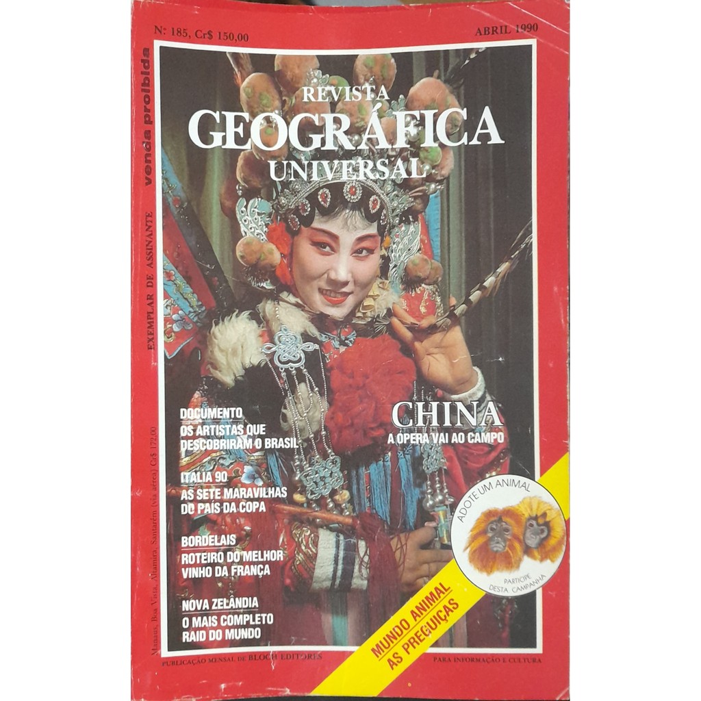 Revista Geográfica Universal nº 185 Abril 1990 de Bloch 8006773