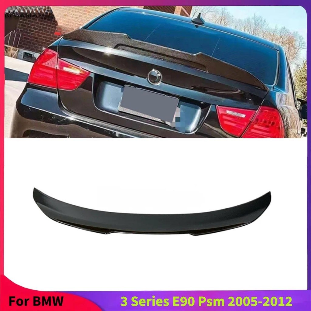 Para BMW Série 3 E90 Psm 2005-2012 Spoiler Do Carro Asa Cauda Barbatana Sedan Após Lâmina Divisor Protetor Capa Acessóri
