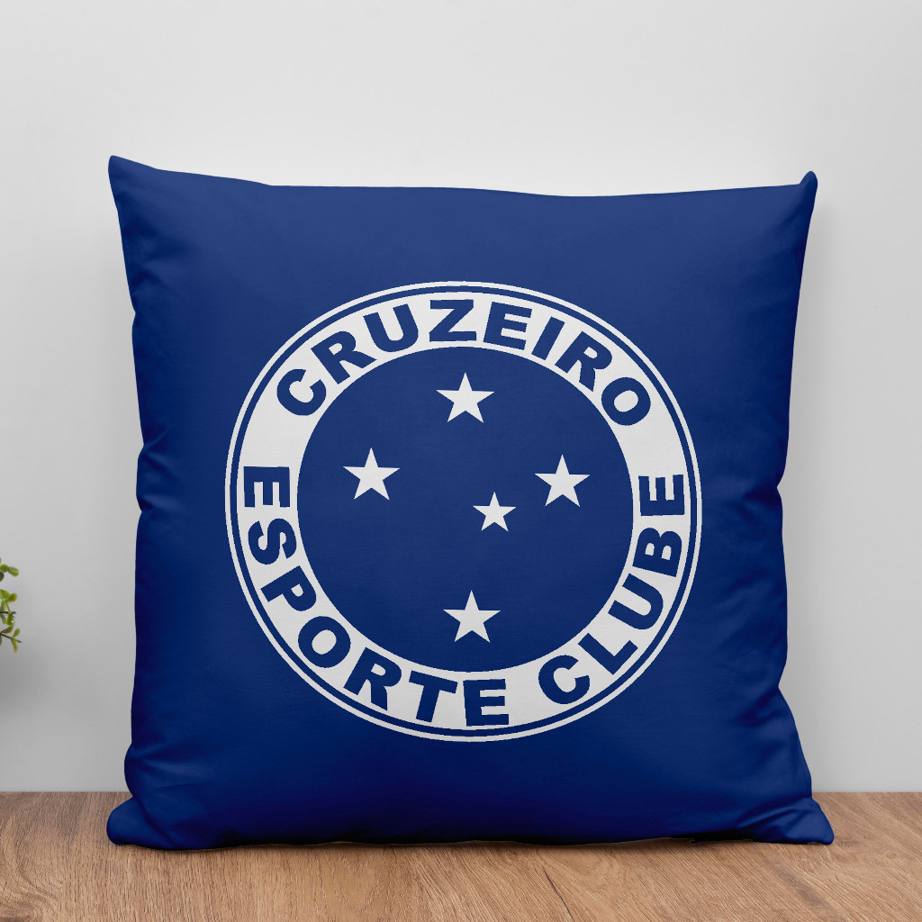 Almofada Cruzeiro 30X30 Cm Cheia Decoração Poliéster Micro Fibra 100% Siliconada - Antialérgica (Bem Fofinha)