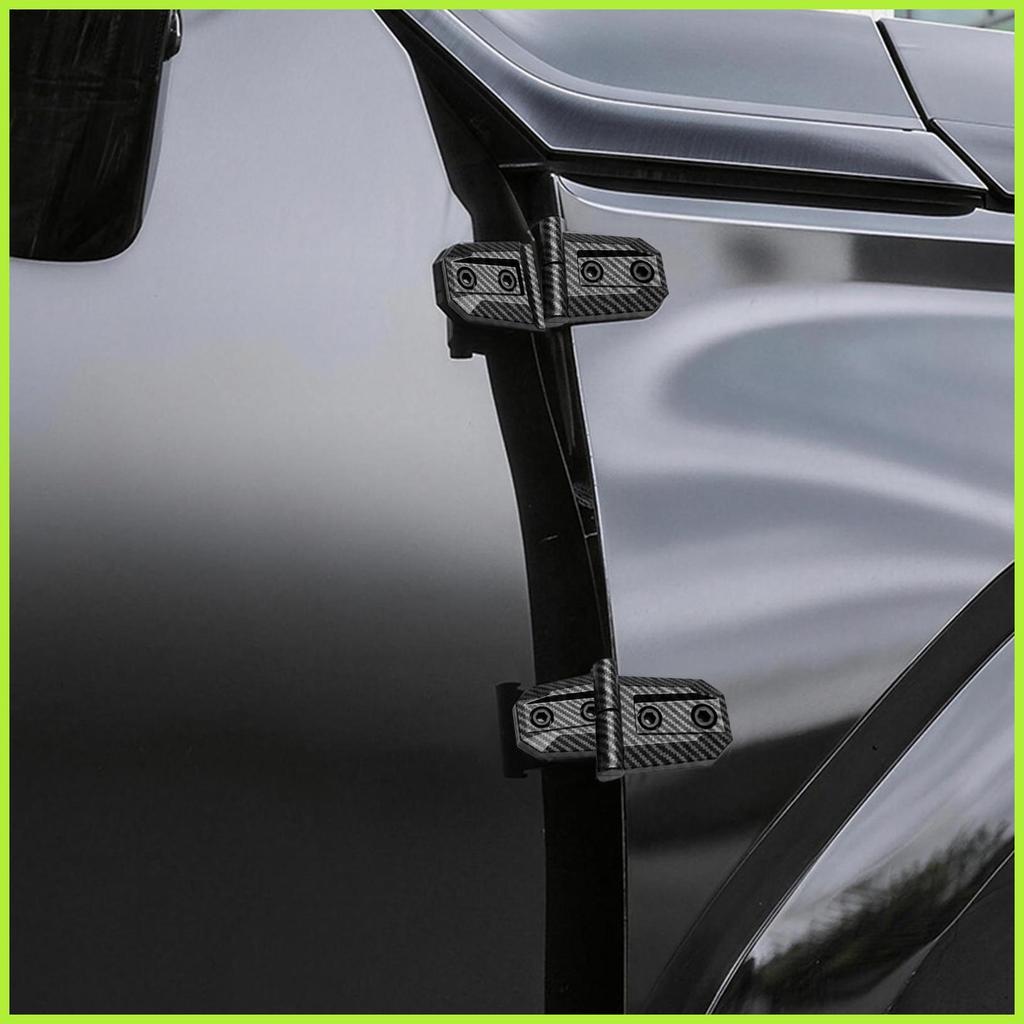 Tampa Da Dobradiça Porta Externa Guarnição 2 Peças Borda Do Veículo Decoração Fechadura Capa Para Caminhão Automotivo Se