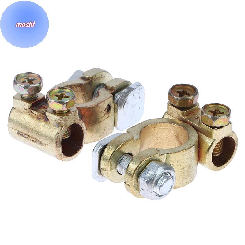 MOSHI 1 Par 12V Lazer Terminais De Bateria Conectores Braçadeiras Carro Caravana Motorhome Qui Liberação Terminal BR