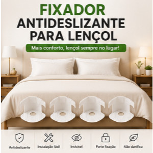 KIT 4 Fixadores Antideslizante Para Colchão E Lençol Fácil Instalação Para Cama Solteiro E Casal