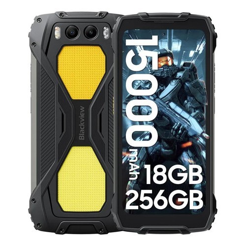 Smartphone Blackview Bv7300 18gb/256gb 15000mah - Super Resistente Preto