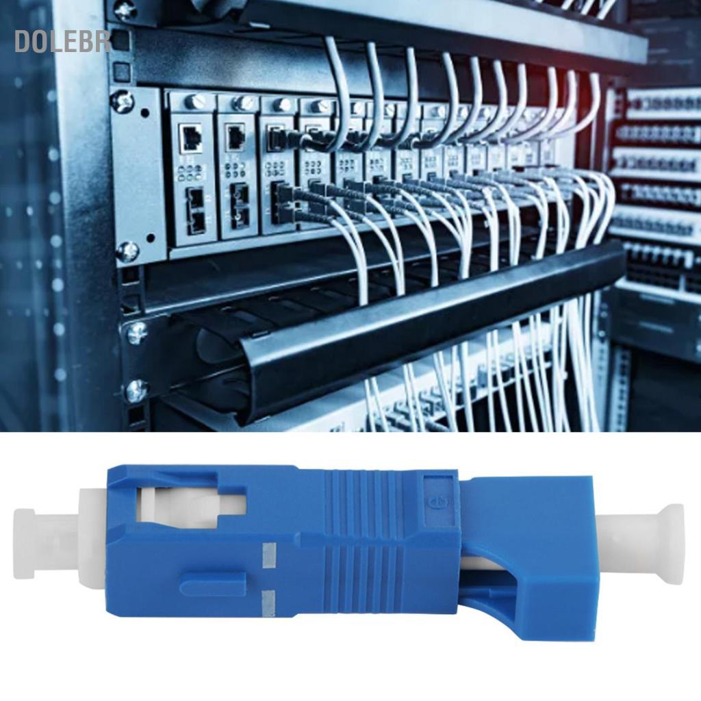 dolebr SC Macho para LC Fêmea Conversor de Adaptador de Fibra Óptica Híbrido Óptico para Rede de Telecomunicações