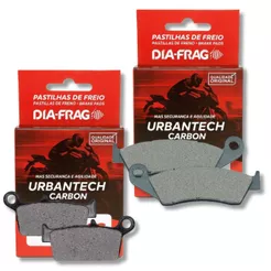 Kit Pastilhas de Freio Xre 300 Sem Abs 2009 A 2018 Diafrag