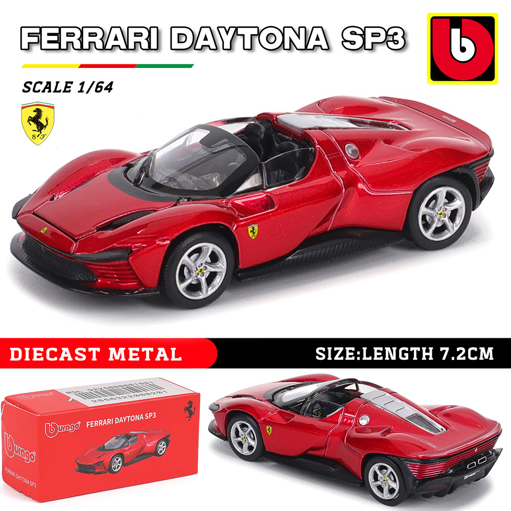 1 : 64 Genuíno Ferrari SP1 812 Competitizione ENZO F40 F12TDF SF90 Modelo De Carro Série Crianças Natal Menino Presente