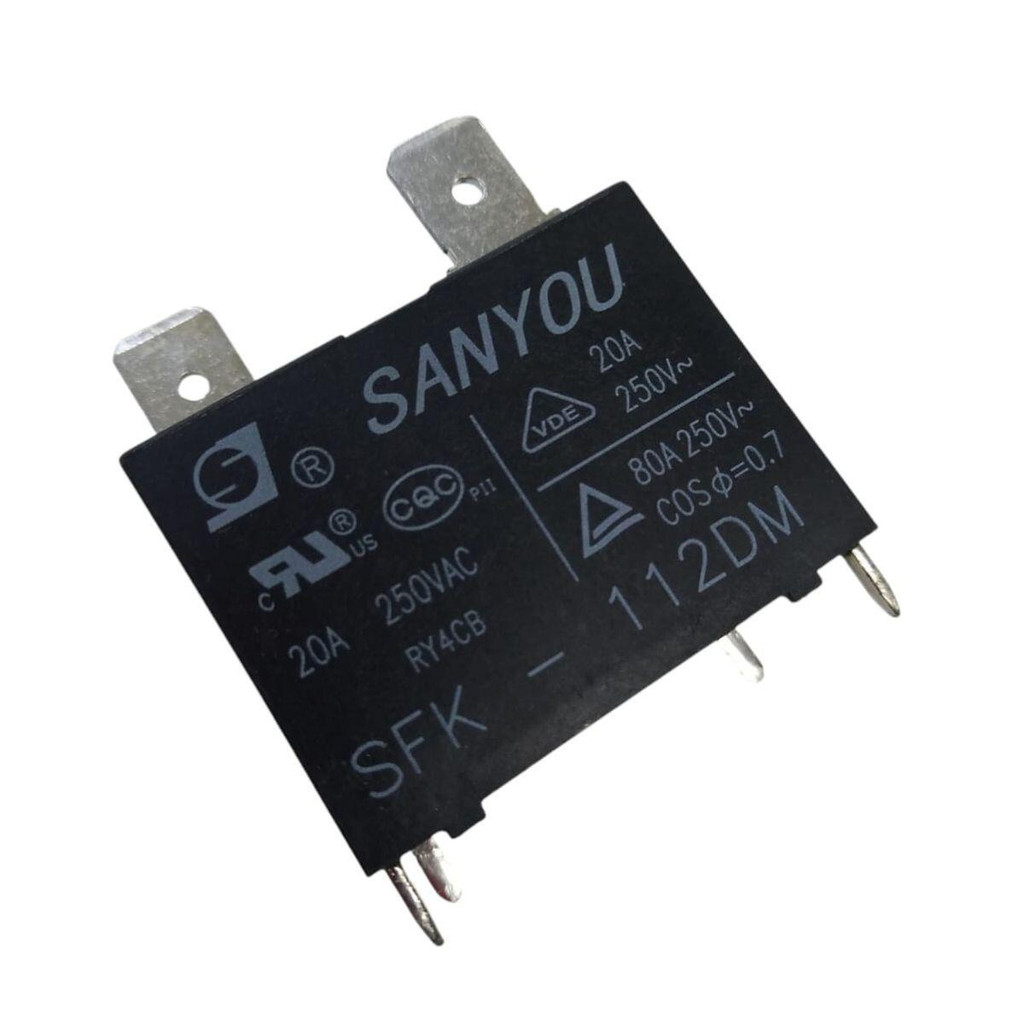 Rele para Ar Condicionado 12V 20A SFK-112DM 4 Pinos